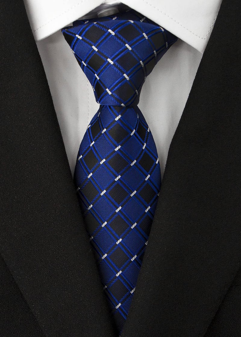 Adulove Men's Necktie Classic Silk Tie Woven Jacquard Neck Ties 6 PCS - Image 4